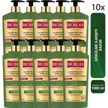 Bioblas Onarıcı Bakım Saç Dökülmesine Karşı Phytokeratin Şampuan 1.000 ml - Keratin Bakım, Yıpranmış 10 Adet
