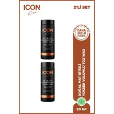 Icon Care High Volume Effect Matte Powder Wax 2'li – 20 Gr-