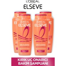 Elseve 4'lü Dream Long Onarıcı Bakım Şampuanı 300 ml Seti