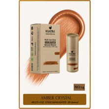 Kuatra Amber Crystal No:14 Highlighter Stick Doğal Bakır Işıltılı Aydınlatıcı Nemlendirici Antioksidan