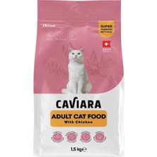 Caviara Kedi Maması Tavuklu 1,5 kg