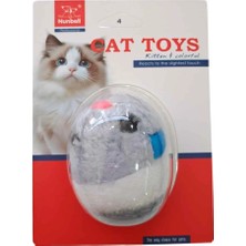 Nunbell Kedi Oyuncağı Çek Bırak Peluş Fare