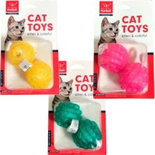 Nunbell Kedi Oyuncağı Simli Top