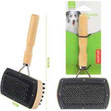 Nunbell Kedi Köpek Için Tahta Saplı Çift Taraflı Tarak