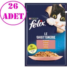 Felix Somonlu Yaş Kedi Maması 85 gr 26 Ad