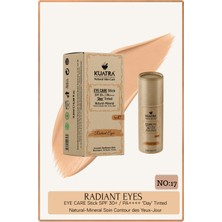 Kuatra Radiant Eyes No:17 SPF 30+ Renkli Göz Çevresi Bakım Stick C Vitamini Mineral Güneş Koruyucu
