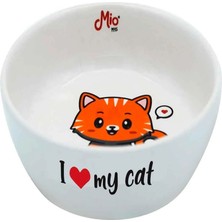 Mio Lucy Seramik Kedi Mama ve Su Kabı 250 ml