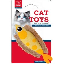 Nunbell Kedi Oyuncağı Kumaş Sarı Balık