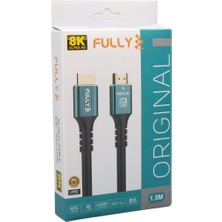 Fully G-506F 3 Metre 8k V2.1 Ultra Hd HDMI Görüntü Kablosu