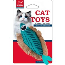 Nunbell Kedi Oyuncağı Kumaş Turkuaz Balık
