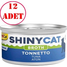Gimpet Gimcat Shinycat Kedi Konservesi Soslu Ton Balıklı 70 gr 12 Ad