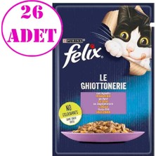 Purina Felix Kuzu Etli Yaş Kedi Maması 85 gr 26 Ad