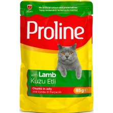Proline Kedi Konservesi Kuzu Etli Jelly Içinde Parçacıklı 85 gr