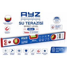 Ayz 40CM Mıknatıslı Aluminyum Su Terazisi