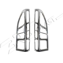 Servet Dizayn Oto Citroen Berlingo 2 Facelift Uyumlu 2012-2018 Stop Çerçevesi 2 Parça Abs Krom Kaplama