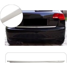 Servet Dizayn Oto Audi A3 Uyumlu 2012-2019 Krom Bagaj Alt Çıtası Paslanmaz Çelik