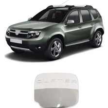 Servet Dizayn Oto Dacia Duster Uyumlu 2010-2017 Krom Depo Kapağı Paslanmaz Çelik