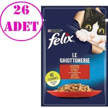Purina Felix Sığır Etli Yaş Kedi Maması 85 gr 26 Ad