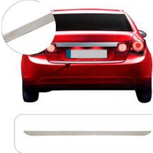 Servet Dizayn Oto Chevrolet Cruze Sedan Uyumlu 2009-2016 Krom Bagaj Alt Çıtası Paslanmaz Çelik