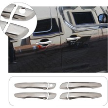 Servet Dizayn Oto Citroen C5 Aircross Uyumlu 2019 ve Üzeri Krom Kapı Kolu 4 Kapı Paslanmaz Çelik