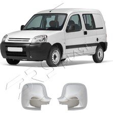 Servet Dizayn Oto Citroen Berlingo Uyumlu 1996-2008 Ayna Kapağı 2 Parça Abs Krom Kaplama