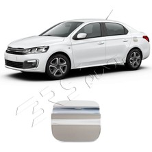 Servet Dizayn Oto Citroen C-Elysee Uyumlu 2012 ve Üzeri Krom Depo Kapağı Paslanmaz Çelik