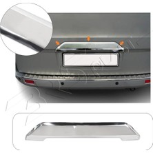 Servet Dizayn Oto Ford Custom Uyumlu 2012-2023 Krom Bagaj Çıtası Tek Kapı Paslanmaz Çelik