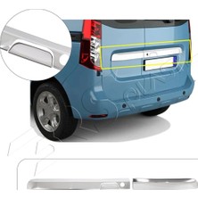 Servet Dizayn Oto Dacia Dokker Uyumlu 2012-2021 Krom Bagaj Çıtası Paslanmaz Çelik