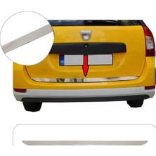 Servet Dizayn Oto Dacia Logan Uyumlu 2004-2012 Krom Bagaj Alt Çıtası Paslanmaz Çelik