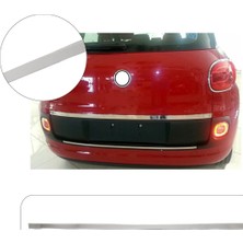 Servet Dizayn Oto Fiat 500L Uyumlu 2012-2016 Krom Bagaj Alt Çıtası Paslanmaz Çelik