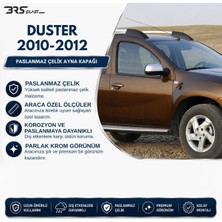Servet Dizayn Oto Dacia Duster Uyumlu 2010-2012 Ayna Kapağı 2 Parça Abs Krom Kaplama