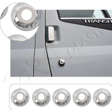Servet Dizayn Oto Ford Transit Uyumlu 2002-2014 Krom Kilit Açma 5 Parça Paslanmaz Çelik