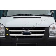 Servet Dizayn Oto Ford Transit Uyumlu 2007-2013 Krom Ön Panjur 2 Parça Paslanmaz Çelik