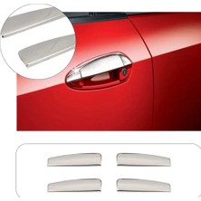 Servet Dizayn Oto Fiat Punto Uyumlu 2005-2018 Krom Kapı Kolu 4 Kapı Paslanmaz Çelik