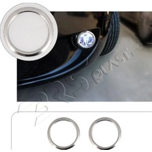 Servet Dizayn Oto Fiat Fiorino Uyumlu 2007-2015 Krom Sis Farı Çerçevesi 2 Parça Paslanmaz Çelik