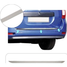Servet Dizayn Oto Dacia Logan Mcv Uyumlu 2013-2021 Krom Bagaj Alt Çıtası Paslanmaz Çelik