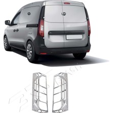 Servet Dizayn Oto Renault Express Uyumlu 2021 ve Üzeri Stop Çerçevesi 2 Parça Abs Krom Kaplama