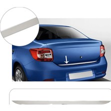 Servet Dizayn Oto Renault Symbol Uyumlu 2013-2021 Krom Bagaj Alt Çıtası Paslanmaz Çelik