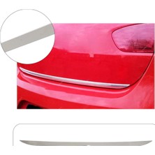 Servet Dizayn Oto Seat Leon Uyumlu 2005-2012 Krom Bagaj Alt Çıtası Paslanmaz Çelik