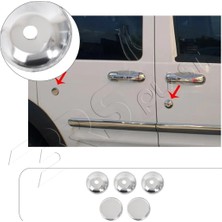 Servet Dizayn Oto Ford Connect Uyumlu 2002-2009 Krom Kilit Açma 5 Parça Paslanmaz Çelik