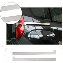 Servet Dizayn Oto Fiat Doblo Uyumlu 2010-2021 Krom Sürgü Çıtası 2 Parça Paslanmaz Çelik