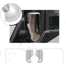 Servet Dizayn Oto Ford Transit Uyumlu 2003-2013 Ayna Kapağı 2 Parça Abs Krom Kaplama