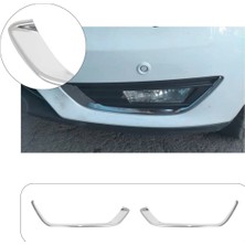 Servet Dizayn Oto Ford Focus 3,5 Uyumlu 2014-2018 Krom Sis Çerçevesi 2 Parça Paslanmaz Çelik