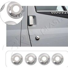 Servet Dizayn Oto Ford Transit Uyumlu 2002-2014 Krom Kilit Açma 4 Parça Paslanmaz Çelik