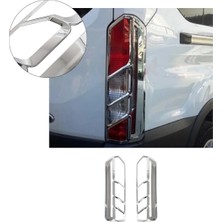 Servet Dizayn Oto Ford Transit Uyumlu 2019-2023 Stop Çerçevesi 2 Parça Abs Krom Kaplama