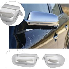 Servet Dizayn Oto Volkswagen Golf 4 Uyumlu 1998-2004 Ayna Kapağı 2 Parça Abs Krom Kaplama