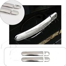 Servet Dizayn Oto Volkswagen Lupo Uyumlu 1998-2005 Krom Kapı Kolu 2 Kapı Paslanmaz Çelik