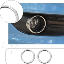 Servet Dizayn Oto Ford Courier Uyumlu 2014-2017 Krom Sis Çerçevesi 2 Parça Paslanmaz Çelik
