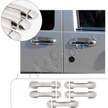 Servet Dizayn Oto Ford Connect Uyumlu 2002-2009 Krom Kapı Kolu 5 Kapı Paslanmaz Çelik