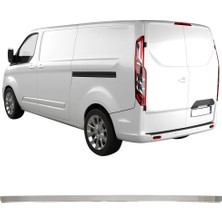 Servet Dizayn Oto Ford Custom Uyumlu 2012-2023 Krom Bagaj Alt Çıtası Paslanmaz Çelik